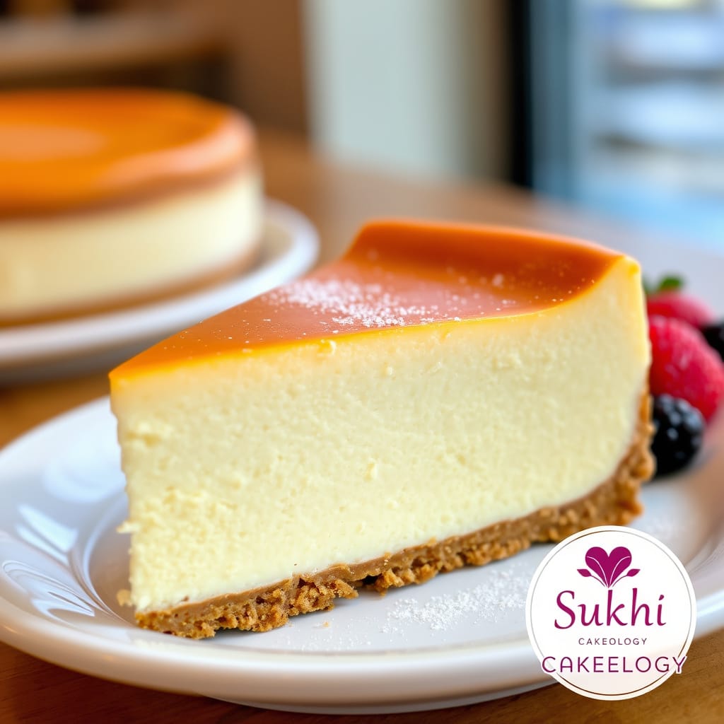Classic New York Cheesecake Slice