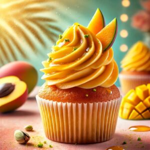 Mango Cup Cake (Set of 4)