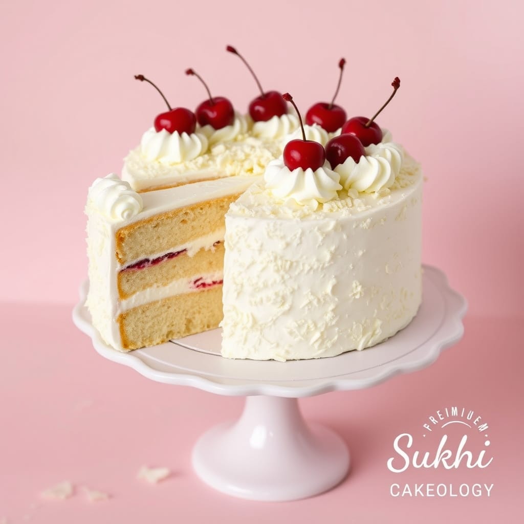 White Forest Cake